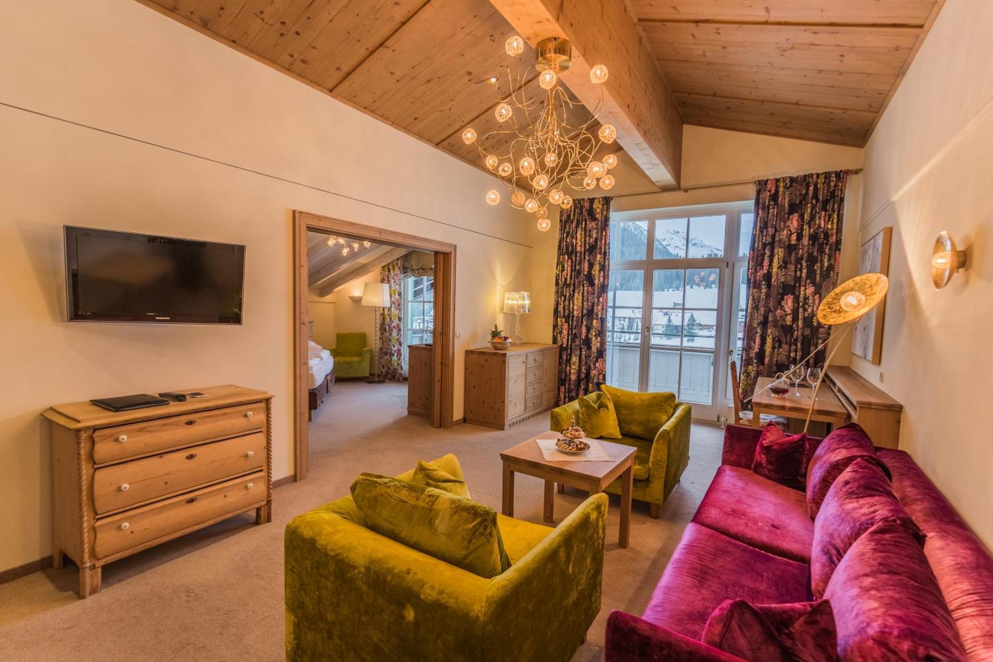 Hotel Plattenhof Lech am Arlberg Ruang foto